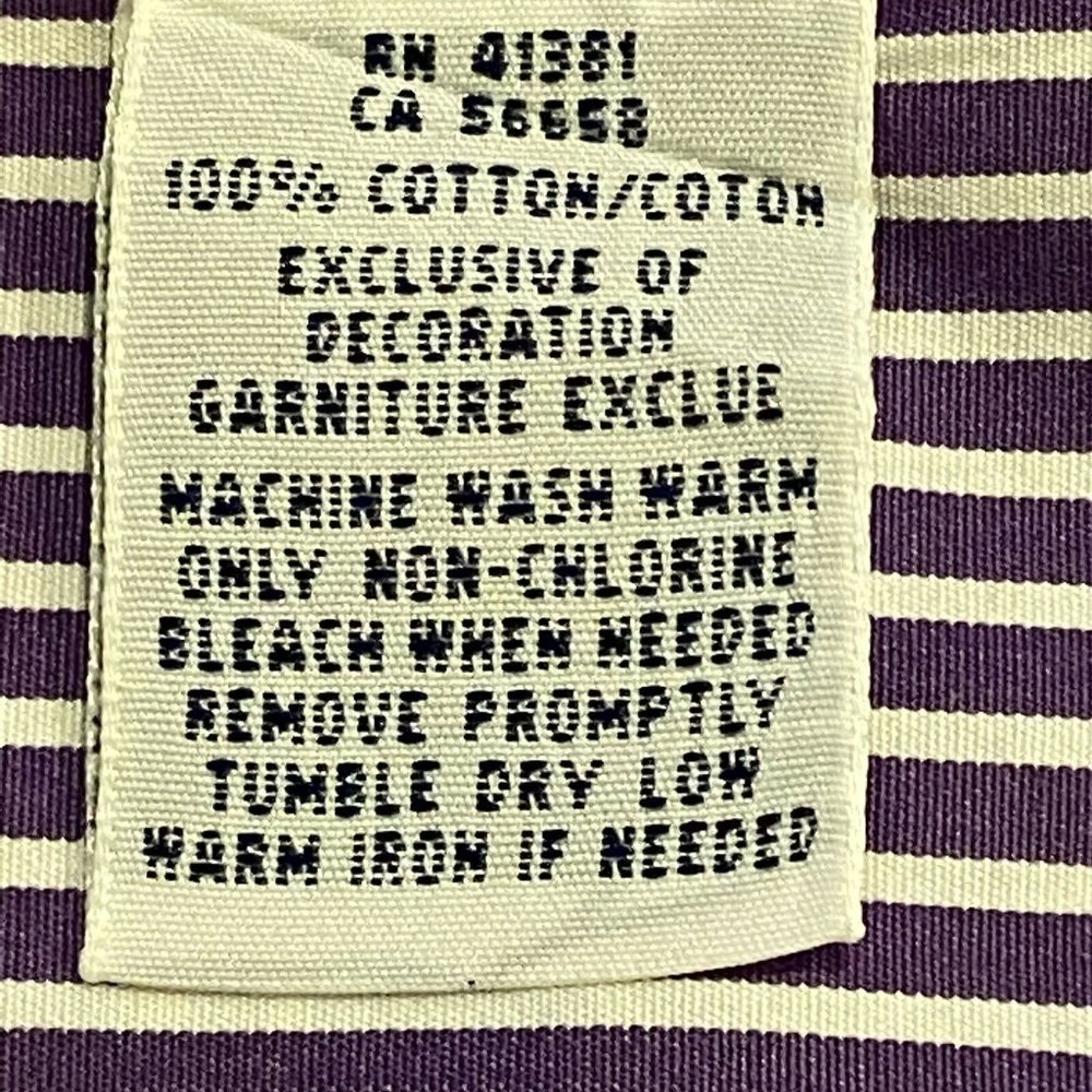 Ralph Lauren Classic Fit Button Down Purple stripe - Picture 9 of 9